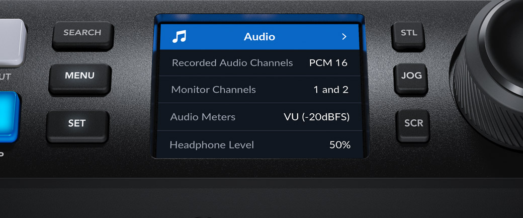 Audio Dark Menu